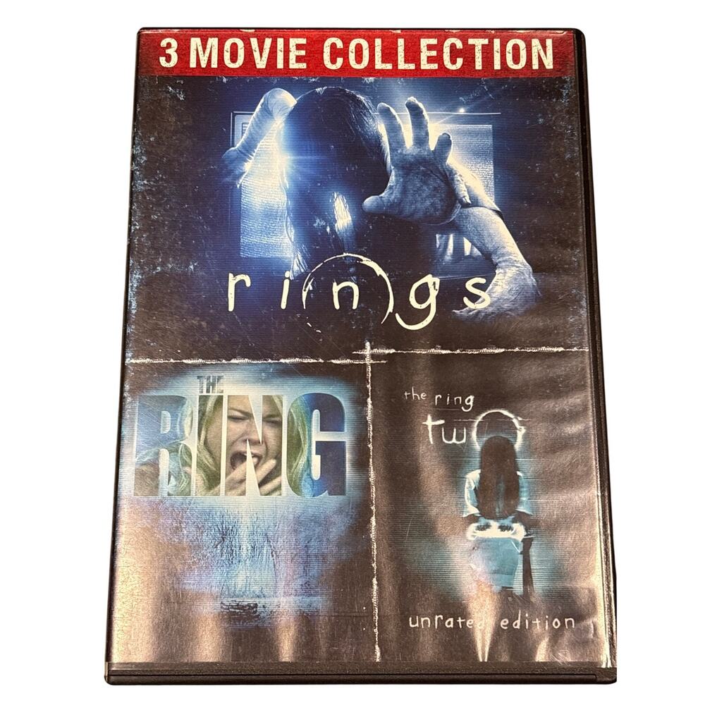The Ring 3-Movie Collection DVD 1 2 3 Two Unrated Rings Horror Movie Set